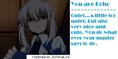 Which Pandora Hearts Character Are You - Congratulations, your result has been - X__X Teste si Quizuri X__X